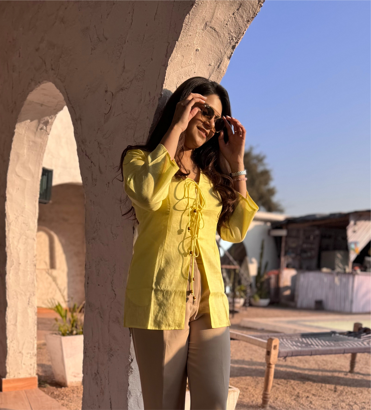 Mimi top - Lemon Yellow