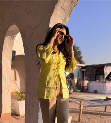 Mimi top - Lemon Yellow