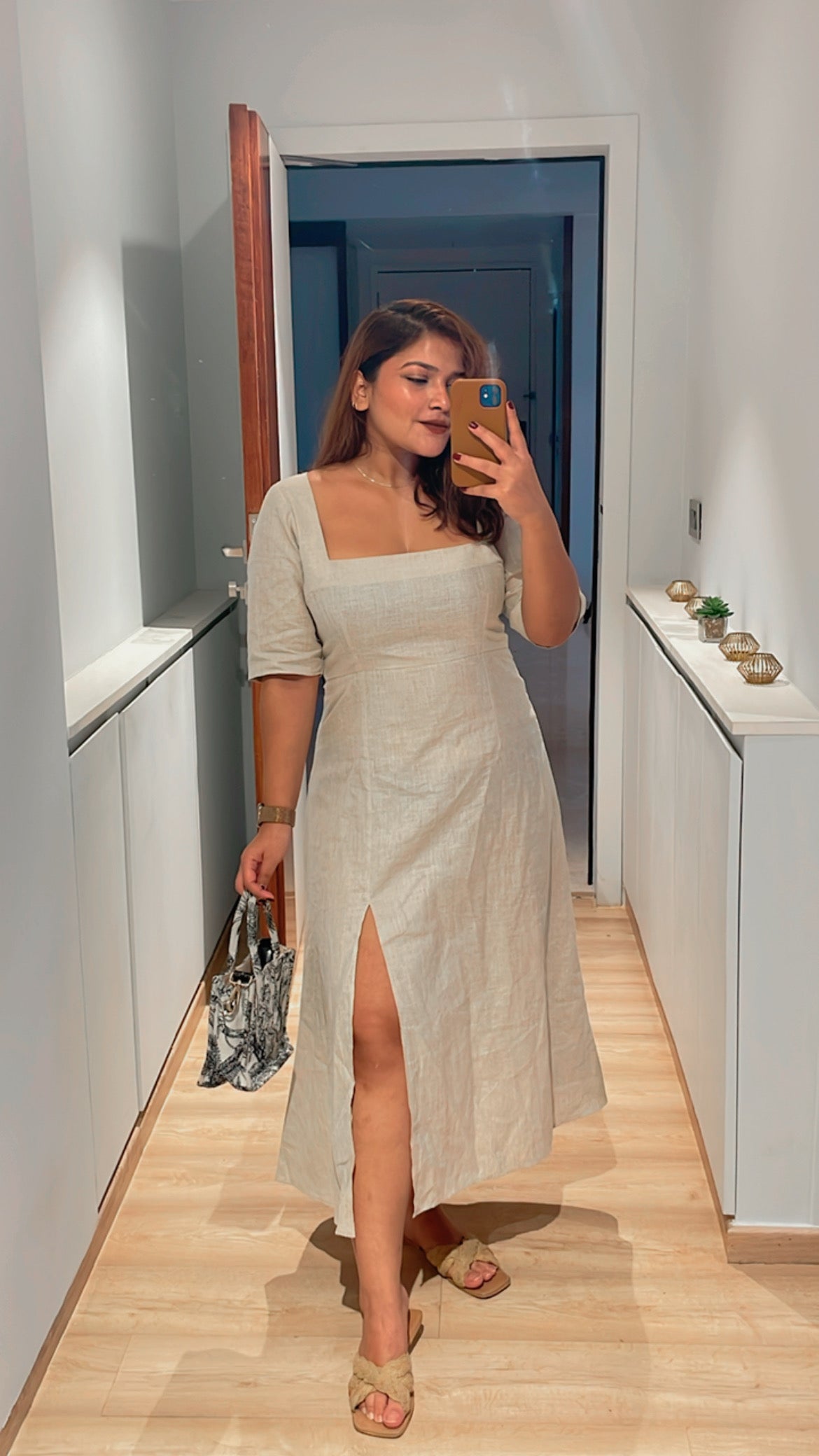 Layla Dress - Beige Main image