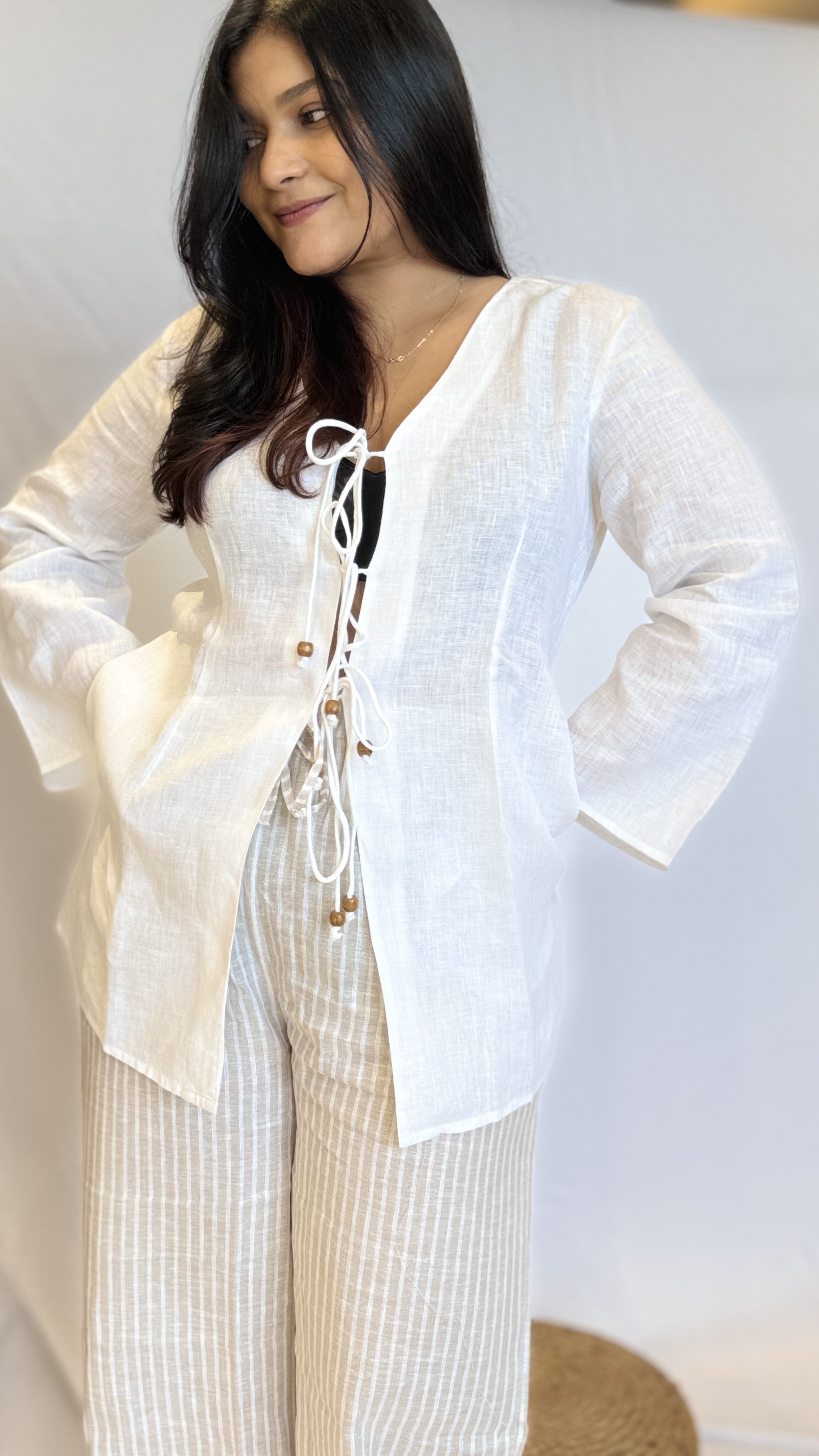 Mimi Tie up - White