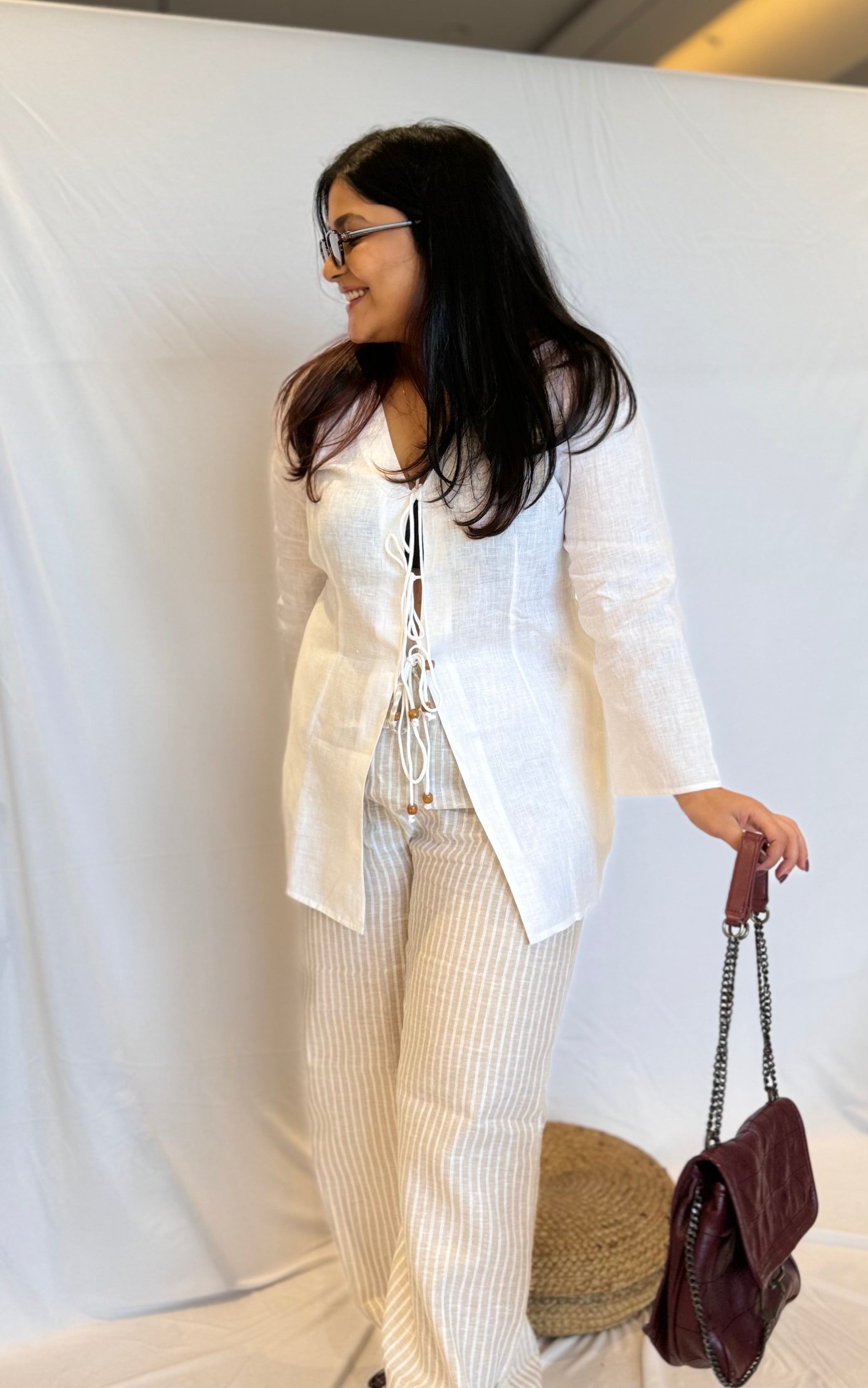 Mimi Tie up - White
