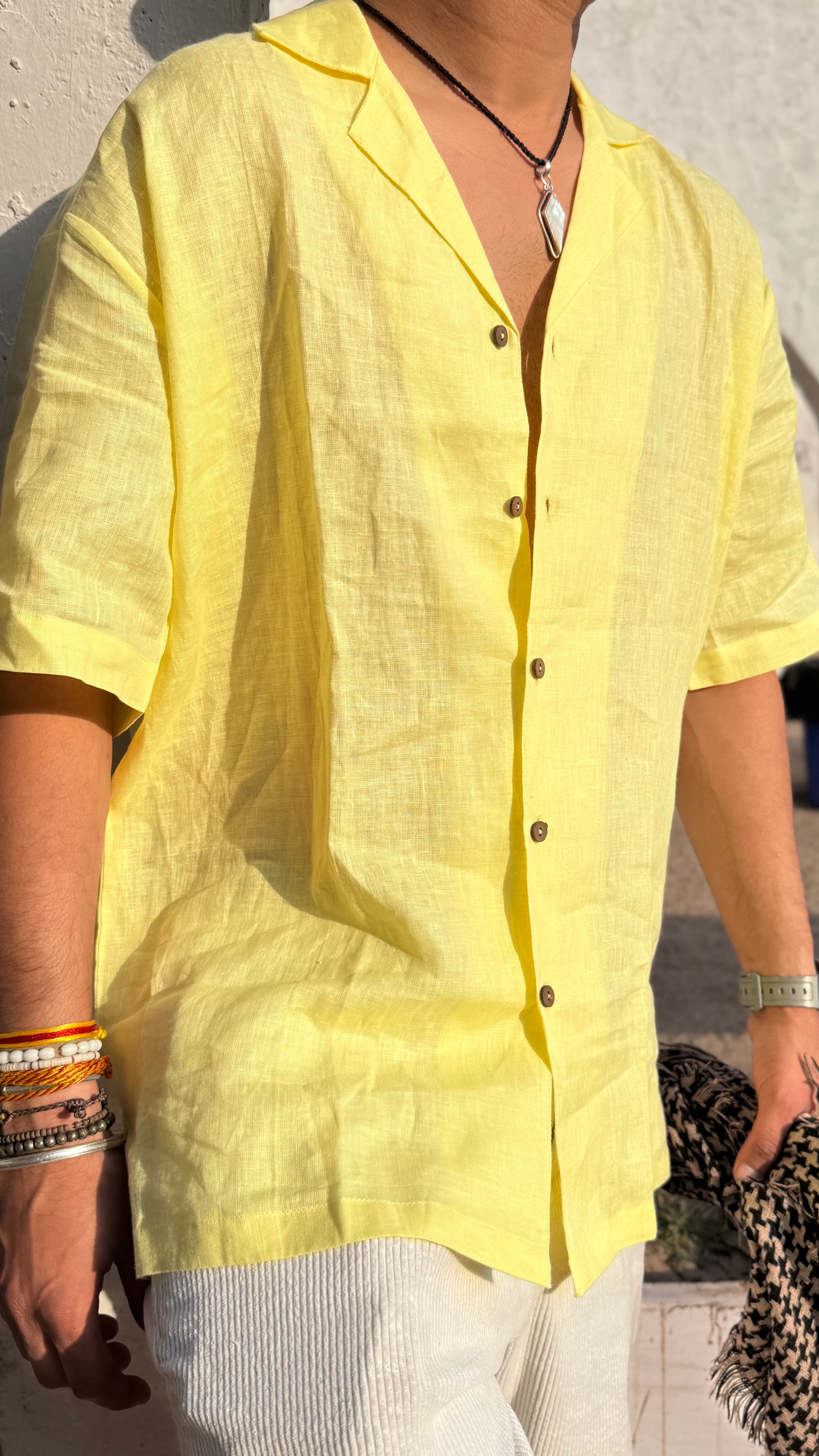 Aruba Shirt - Lemon Dew Drop Secondary image