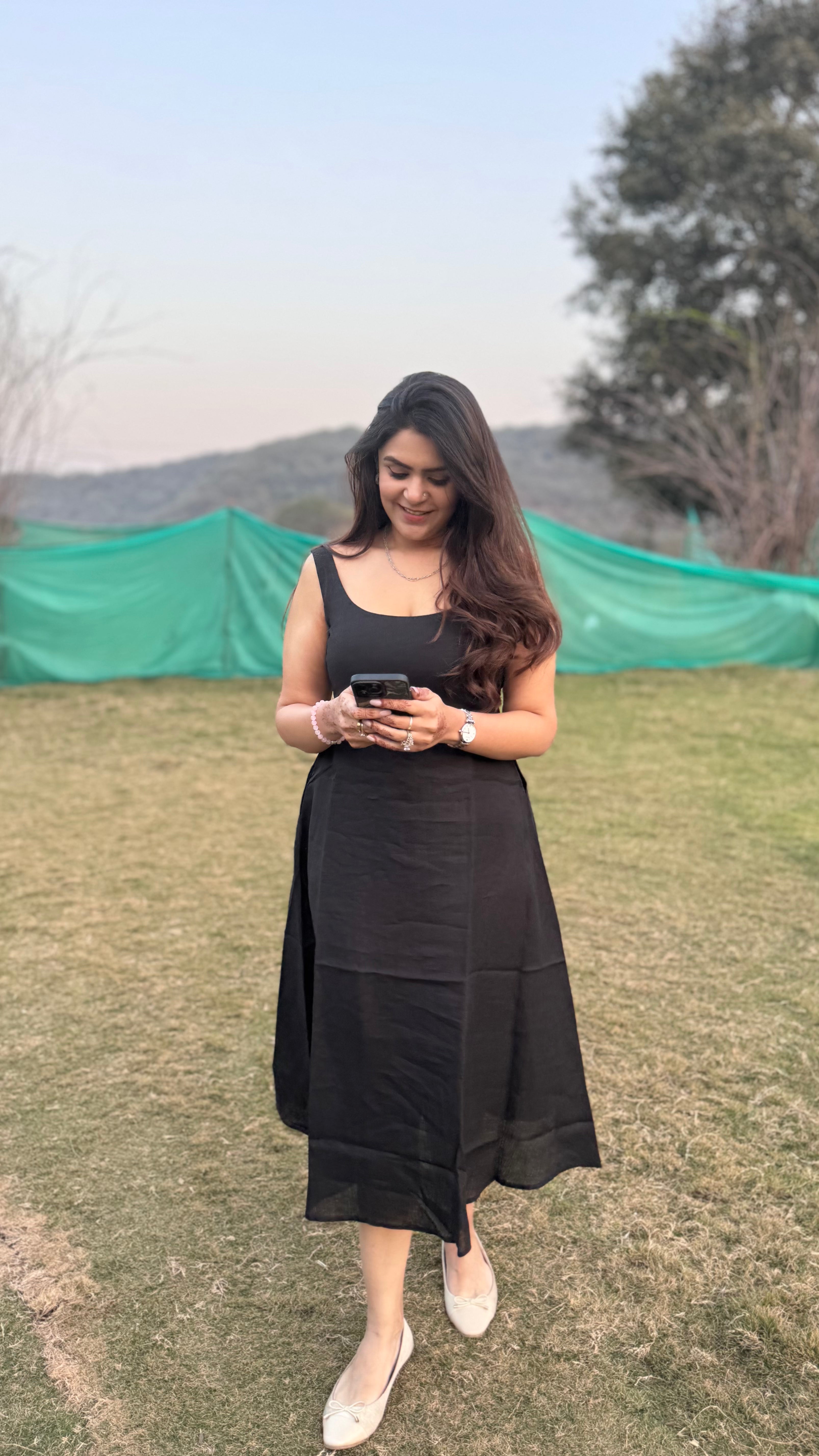 Alina Sundress - Black Secondary image