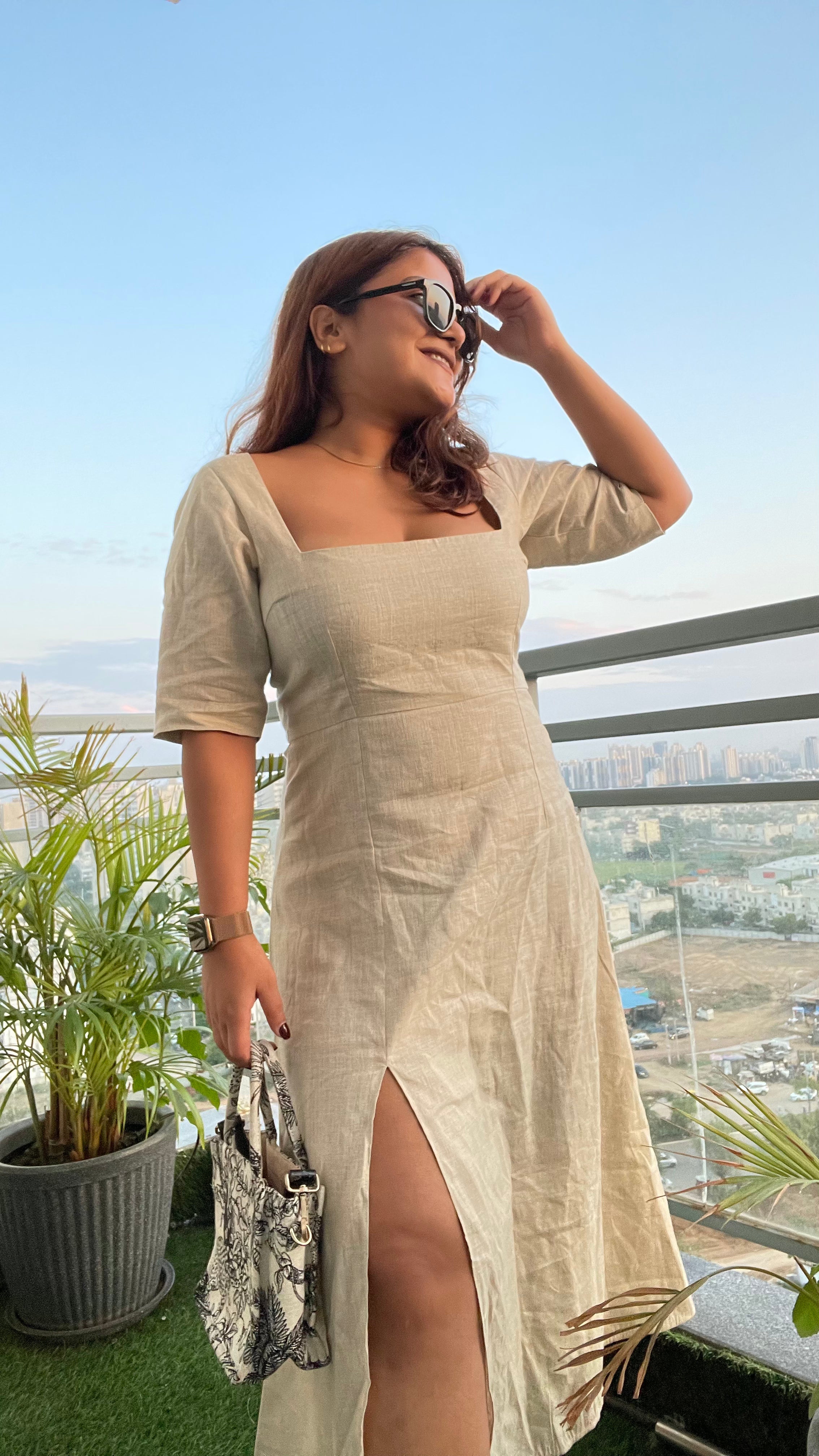 Layla Dress - Beige