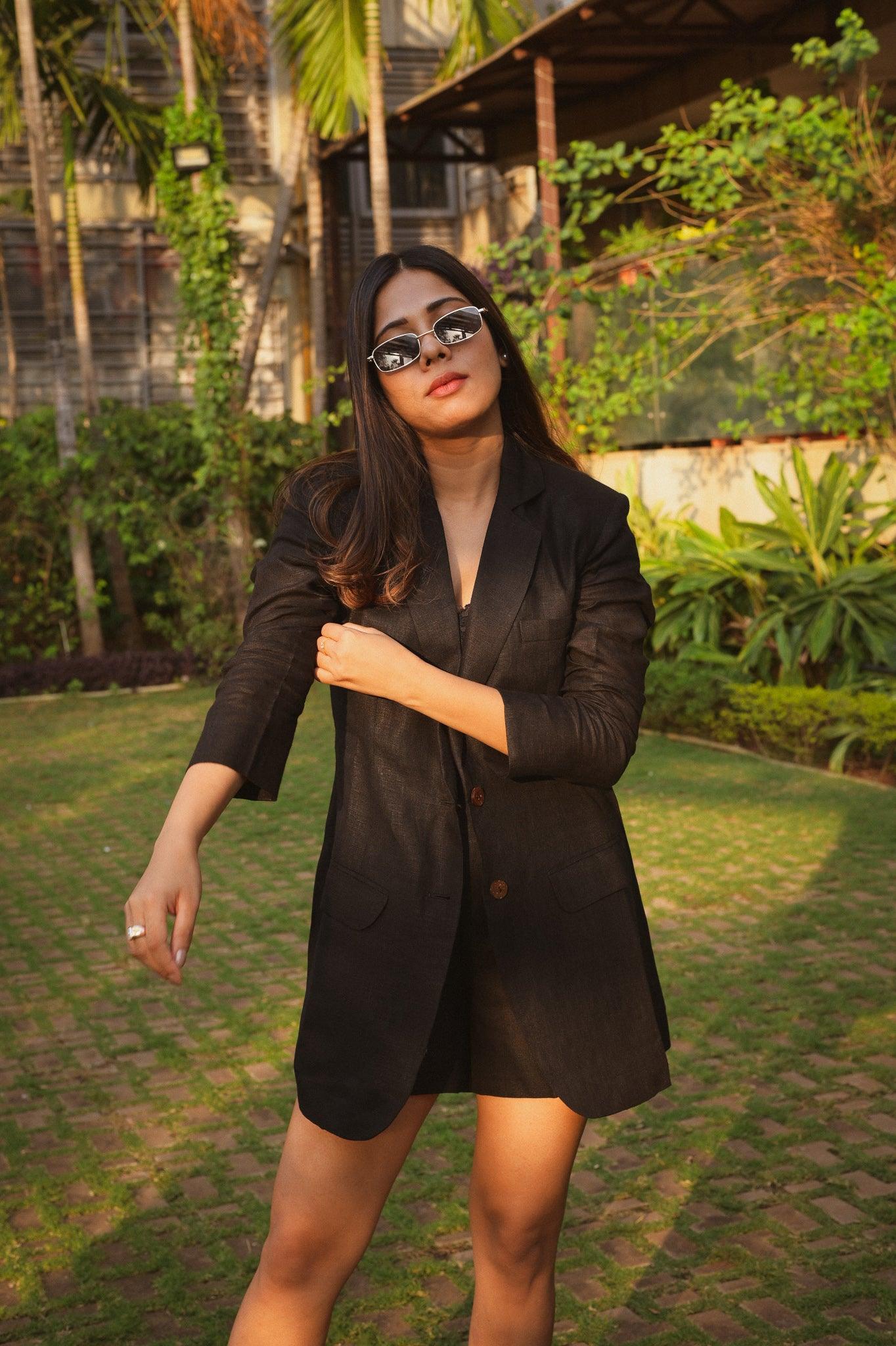 Caraway Blazer - Black - The HOLLA Store Main image